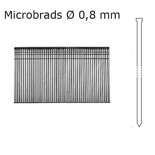 Microbrads 0,80 x 20 mm