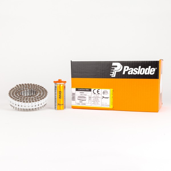 Paslode Impulse Pack 2,5 x 35 Rostfreie Schieferstifte für IM45GN + IM45GN Lithium