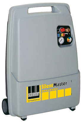 Schneider Kompressor SilentMaster SEM 200-8-6 W-oilfree Druck 8bar. Liefermenge eff. 110 Liter / min