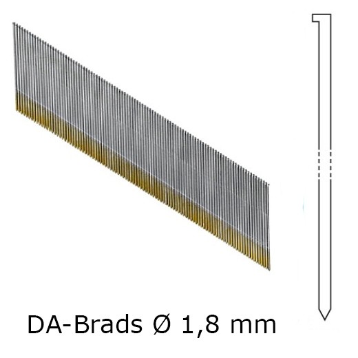 DA-Brads 1,8 x 50 mm Verzinkt